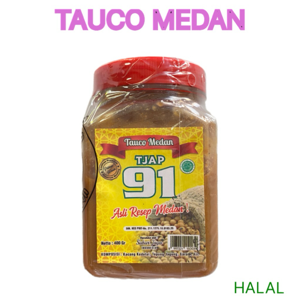 Tauco Medan Cap 91 Asli Resep dari Medan 400gr HALAL