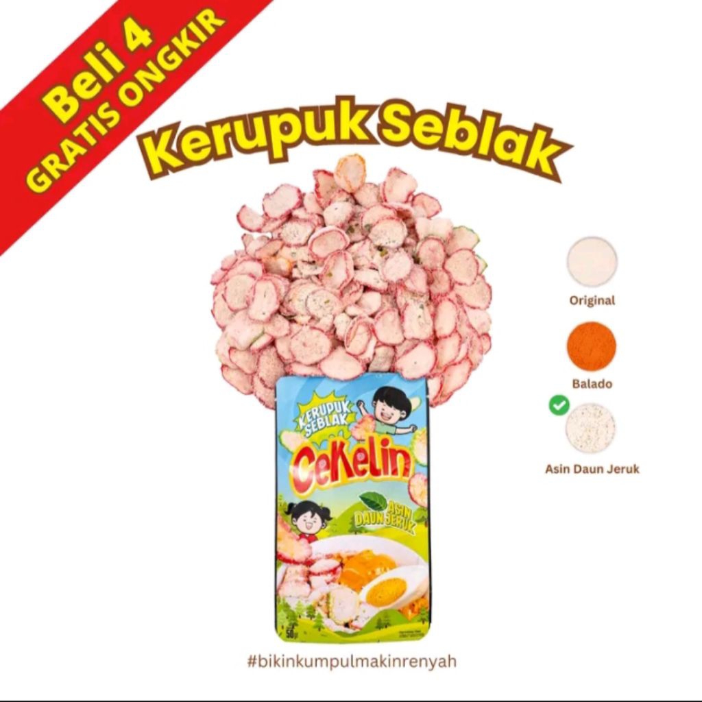 

kerupuk seblak cekelin