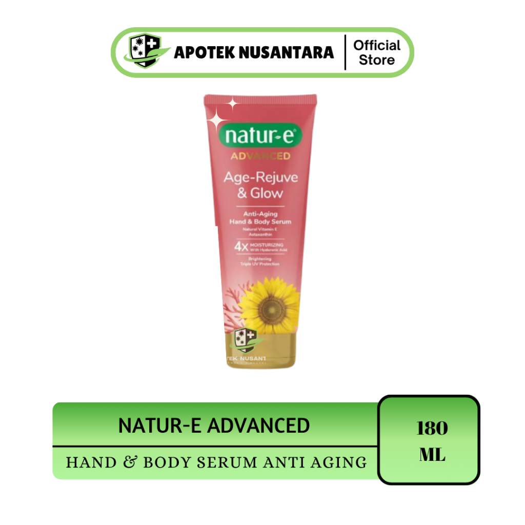 Natur-E Advanced Age-Rejuve & Glow Anti-Aging Hand & Body Serum 180ml / Natur E Advanced Anti Aging