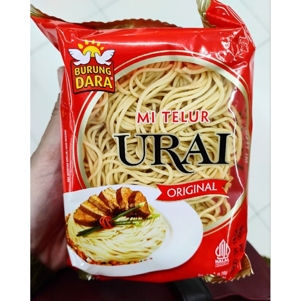 

Burung Dara Mie Telur Urai Original/Pipih 140Gr