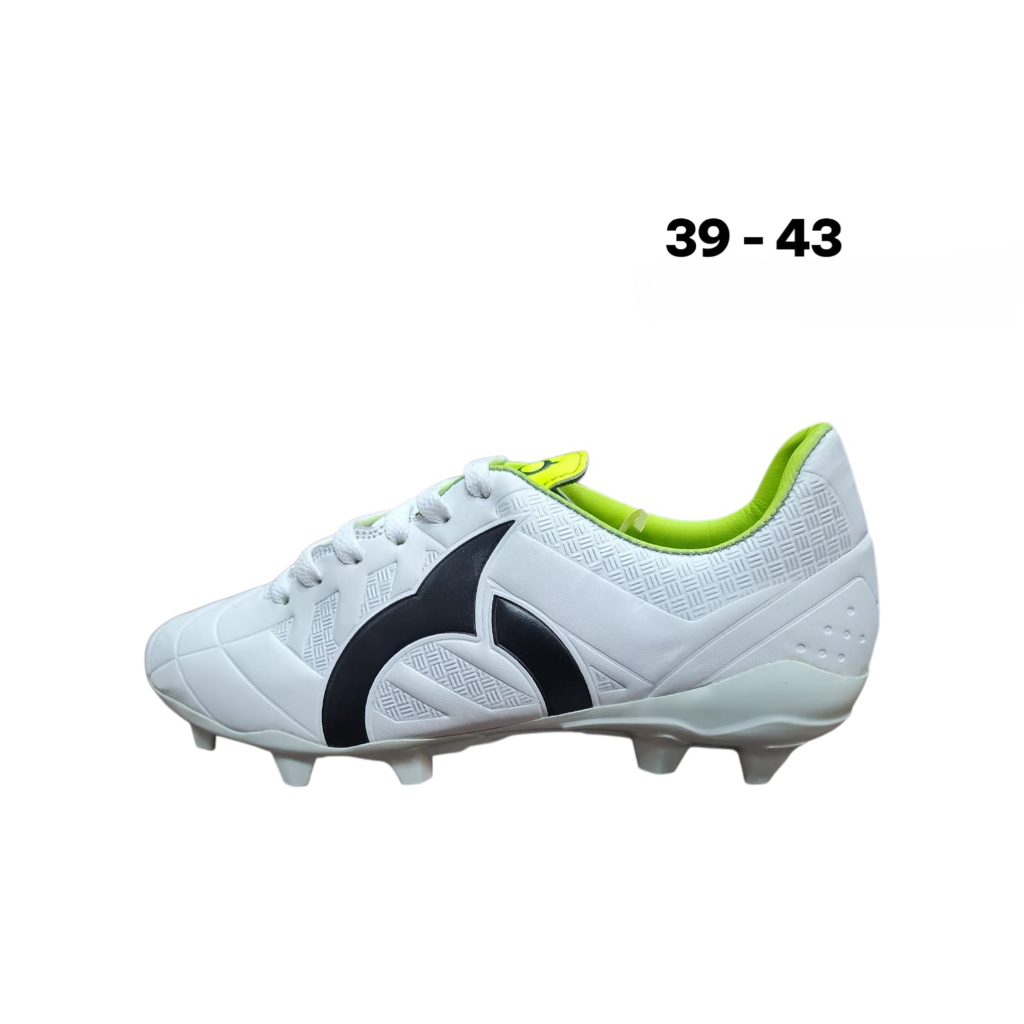 Sepatu bola Ortuseight putih hijau size 39-43