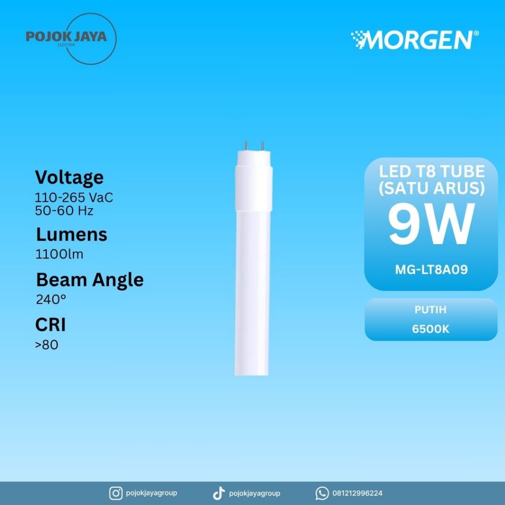Morgen LED T8 TUBE 9W/18W