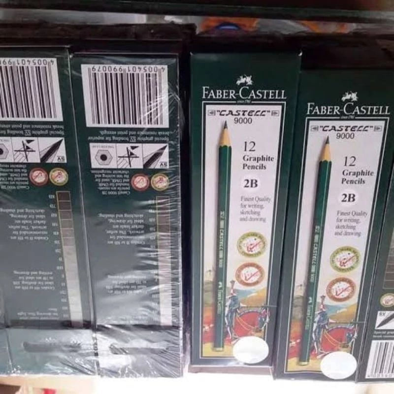 

HARGA GROSIR pensil faber castel 2b || castel 9000 per 6 pack || Castell 9000 Pensil Graphite - 2B