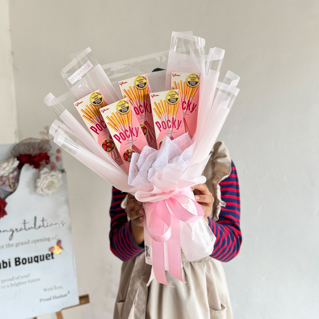 

Xmaster [POCKY] Pocky bouquet Snack buket pocky buket snack coklat buket wisuda buket coklat kado
