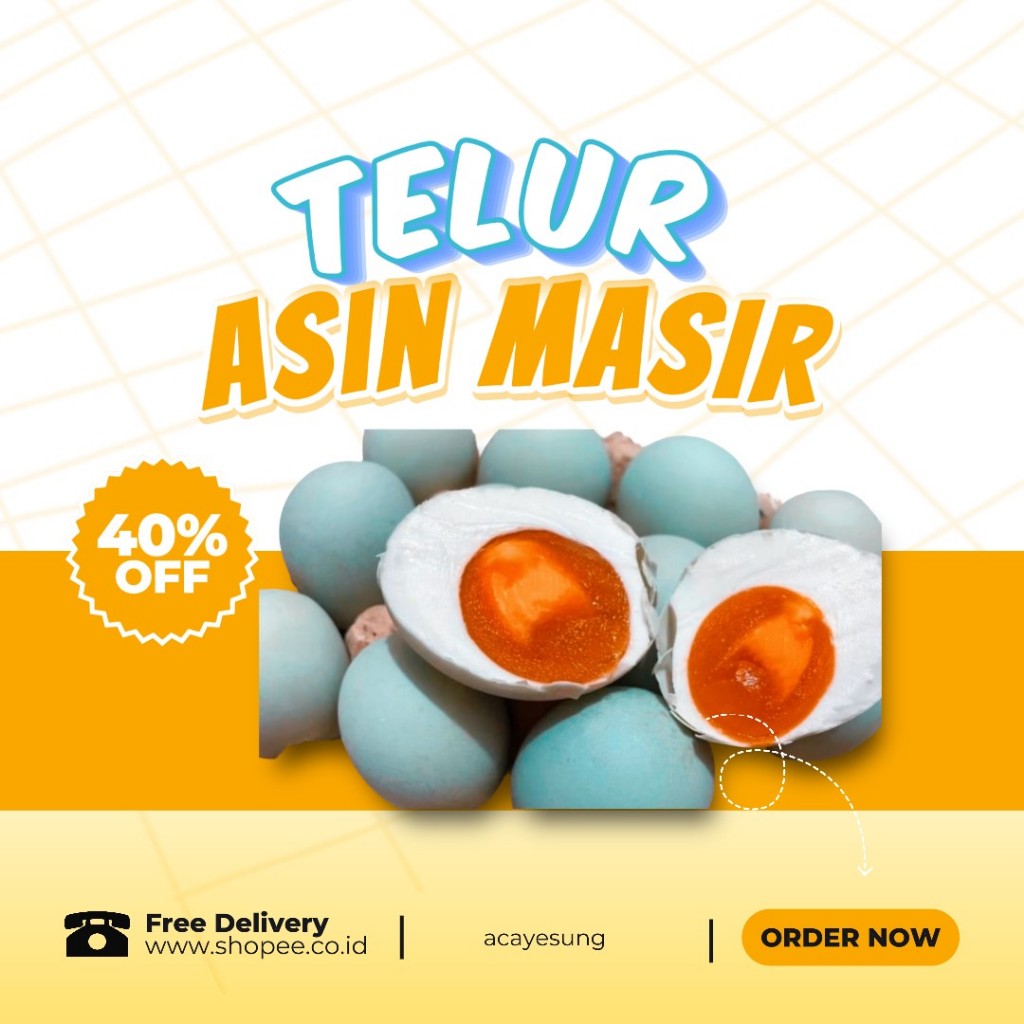 

Telur Asin Masir Gurih matang siap makan