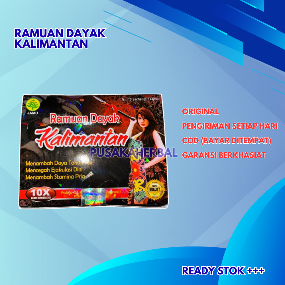 

Kapsul Ramuan Dayak Kalimantan Original 100%