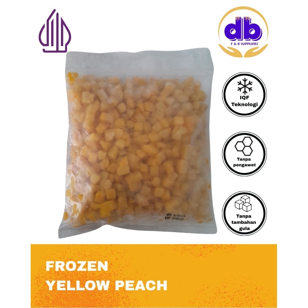 

Buah Persik Kuning Beku | Frozen Yellow Peach 500gram