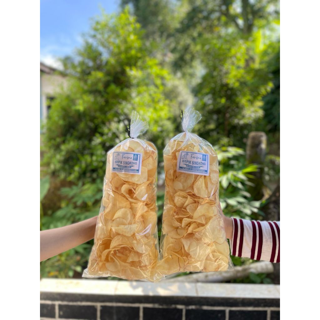 

Keripik Singkong 300gr Fairisma Snack Camilan Kering