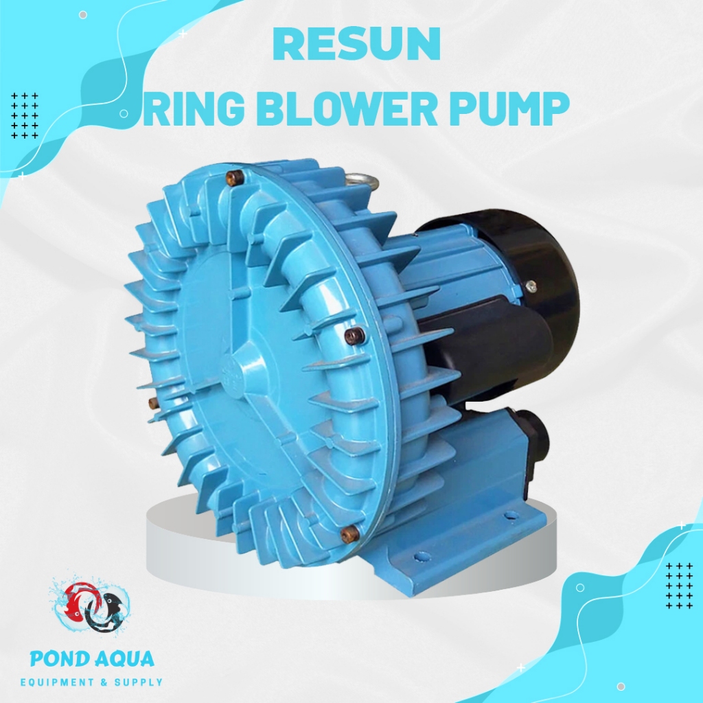 Aerator Kolam Koi Resun GF 250W Air Pump Ring Jet Blower Turbo Pump