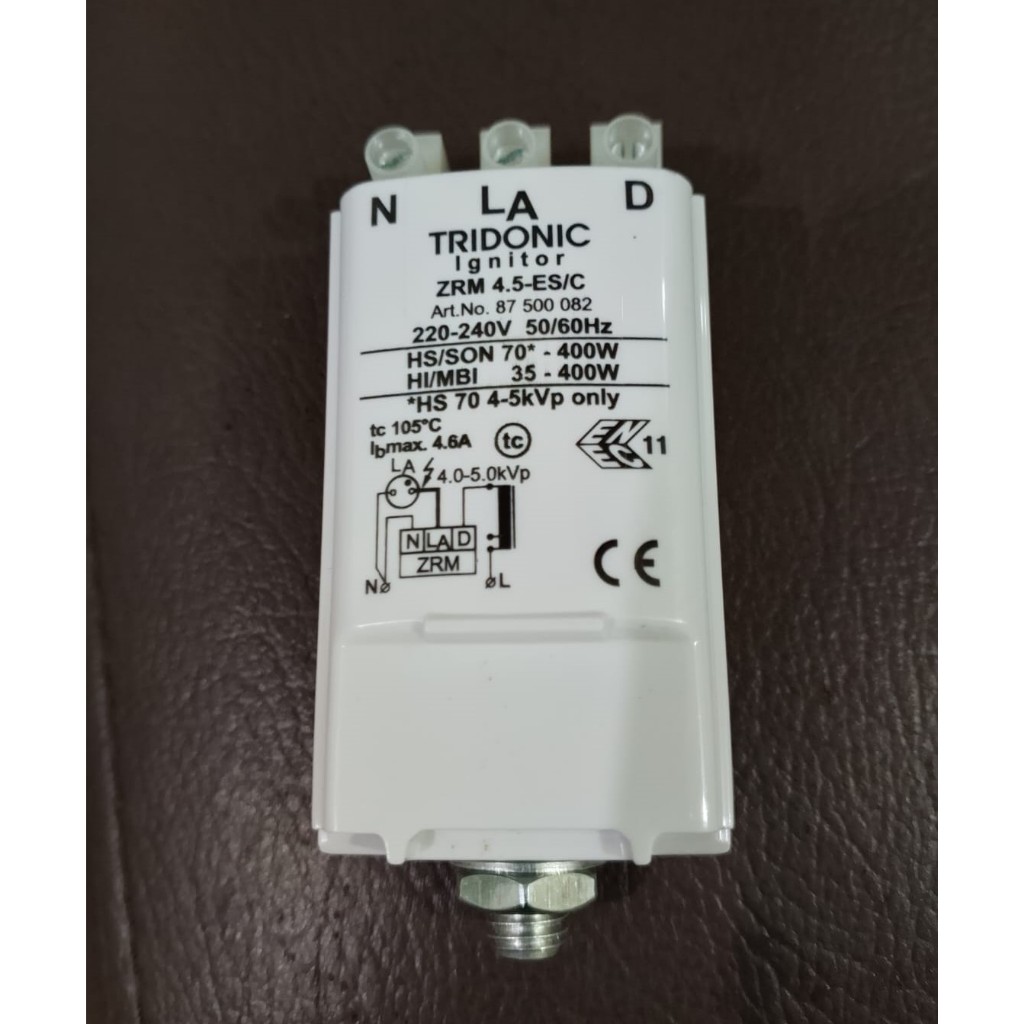 Ignitor Tridonic ZM 400 , Ignitor Lampu 400 Watt