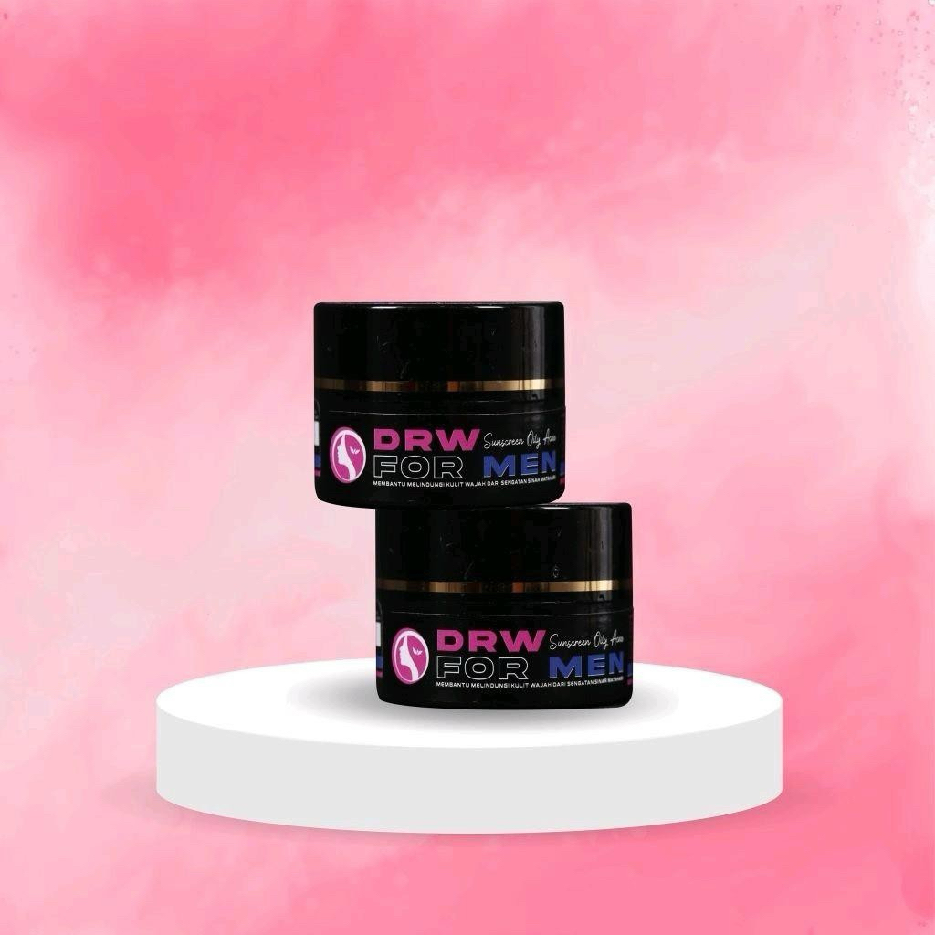 Sunscreen Drw Skincare for men untuk kulit berminyak berjerawat