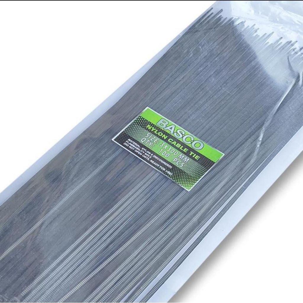 

Kabel Ties 3x300 Hitam Basco