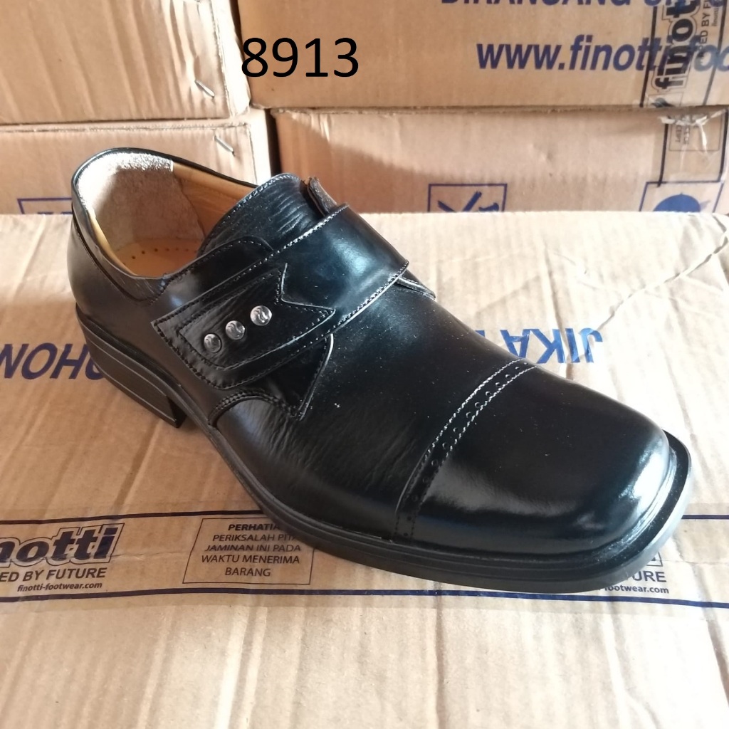 Finotti 8913 - Sepatu Kantor Pantofel Pria Premium || Sepatu Kerja Cowok Kulit