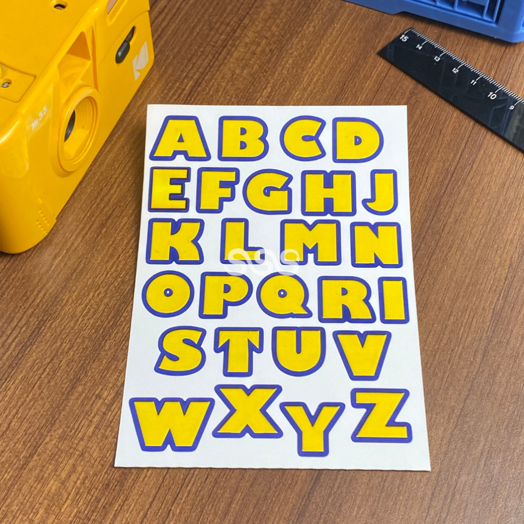 

STICKER TOY STORY / STICKER HURUF / STICKER ALPHABET