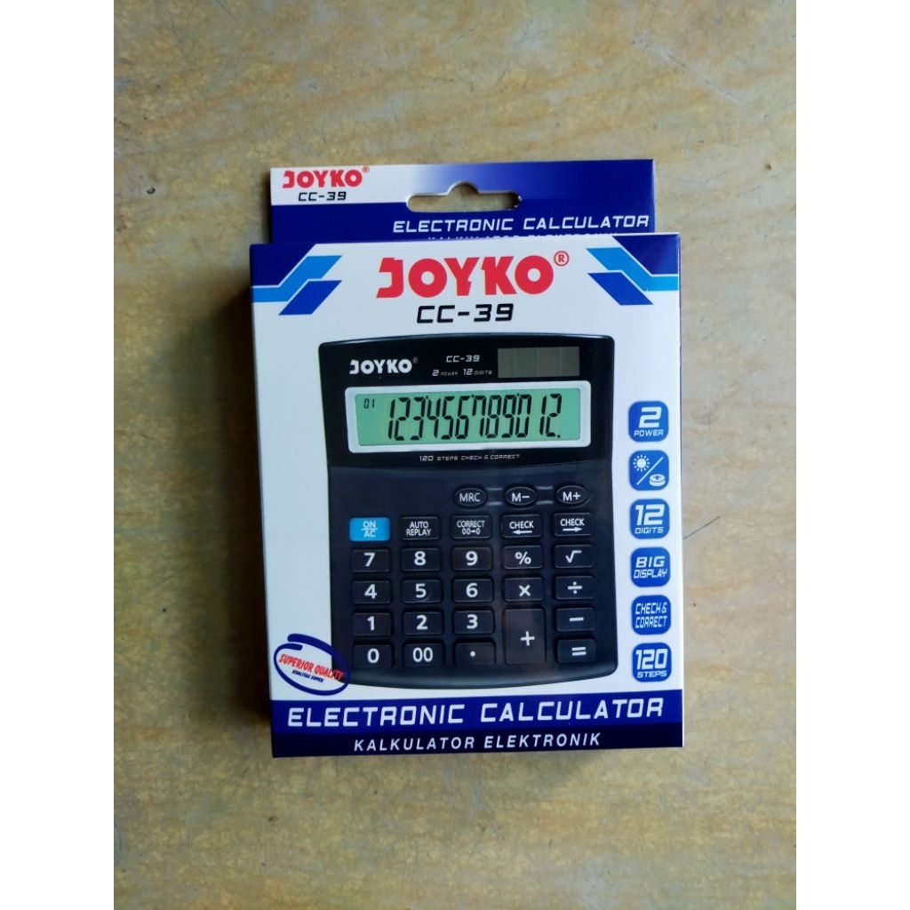 

Kalkulator 12 digits Joyko CC-39