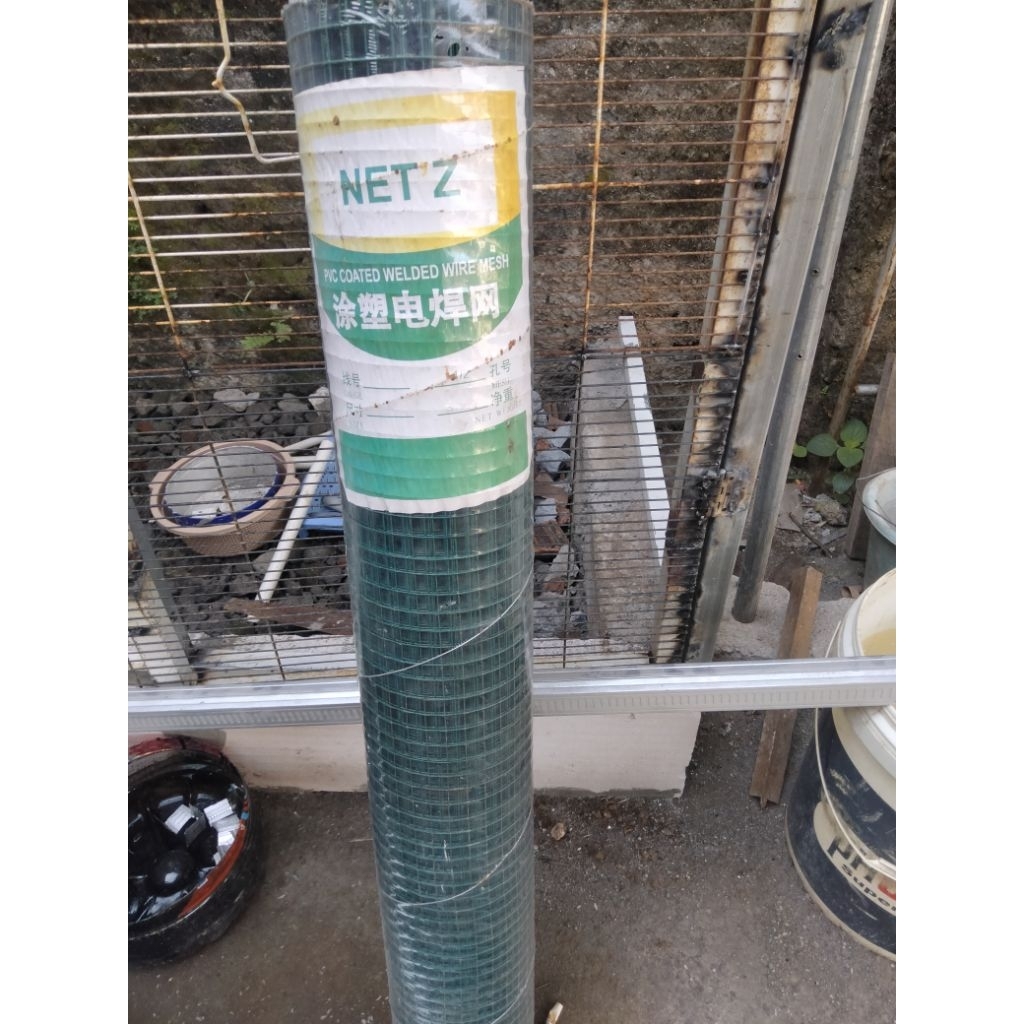 Kawat loket PVC hijau