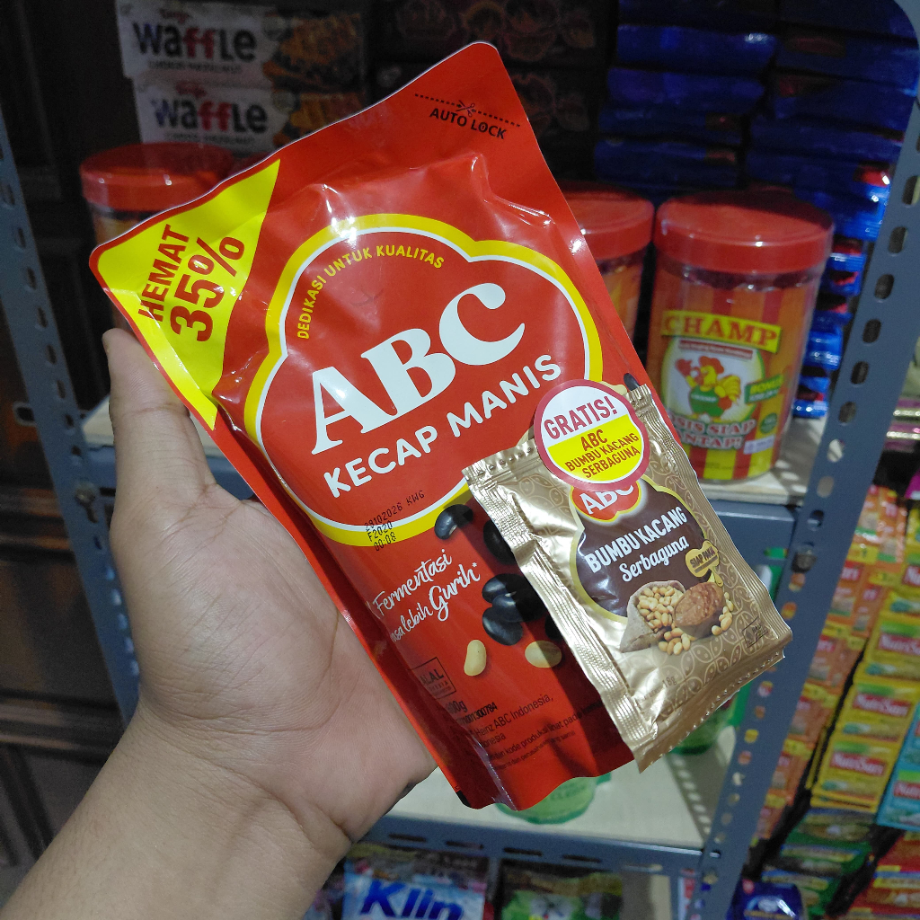 

Jual Kecap ABC Kemasan Refill 600g Harga Murah!!