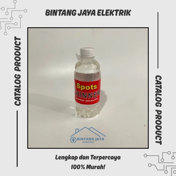 

Thinner Botol / Thiner Spots Botol Kecil / Tiner / Pengencer Cat Minyak