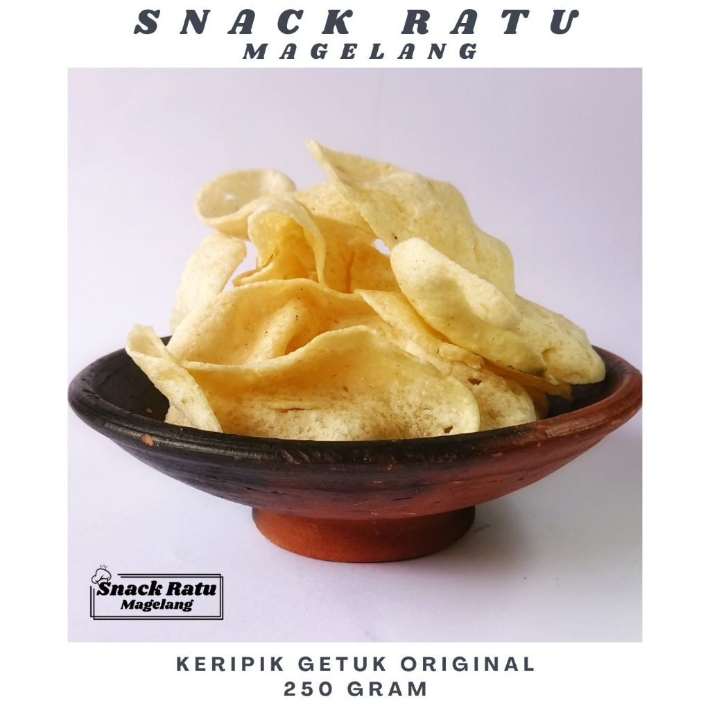 

Keripik Getuk | Jet Kolet Original Gurih Asin - Berat 250gr | Keripik Khas Borobudur Magelang