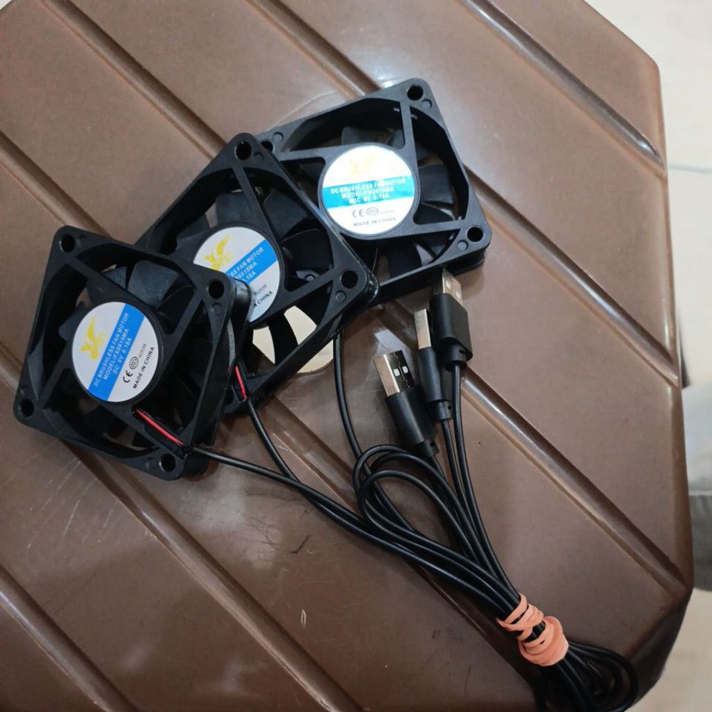 Fan USB DC 5V USB 5 Volt 6x6 6Cm GB Fan STB