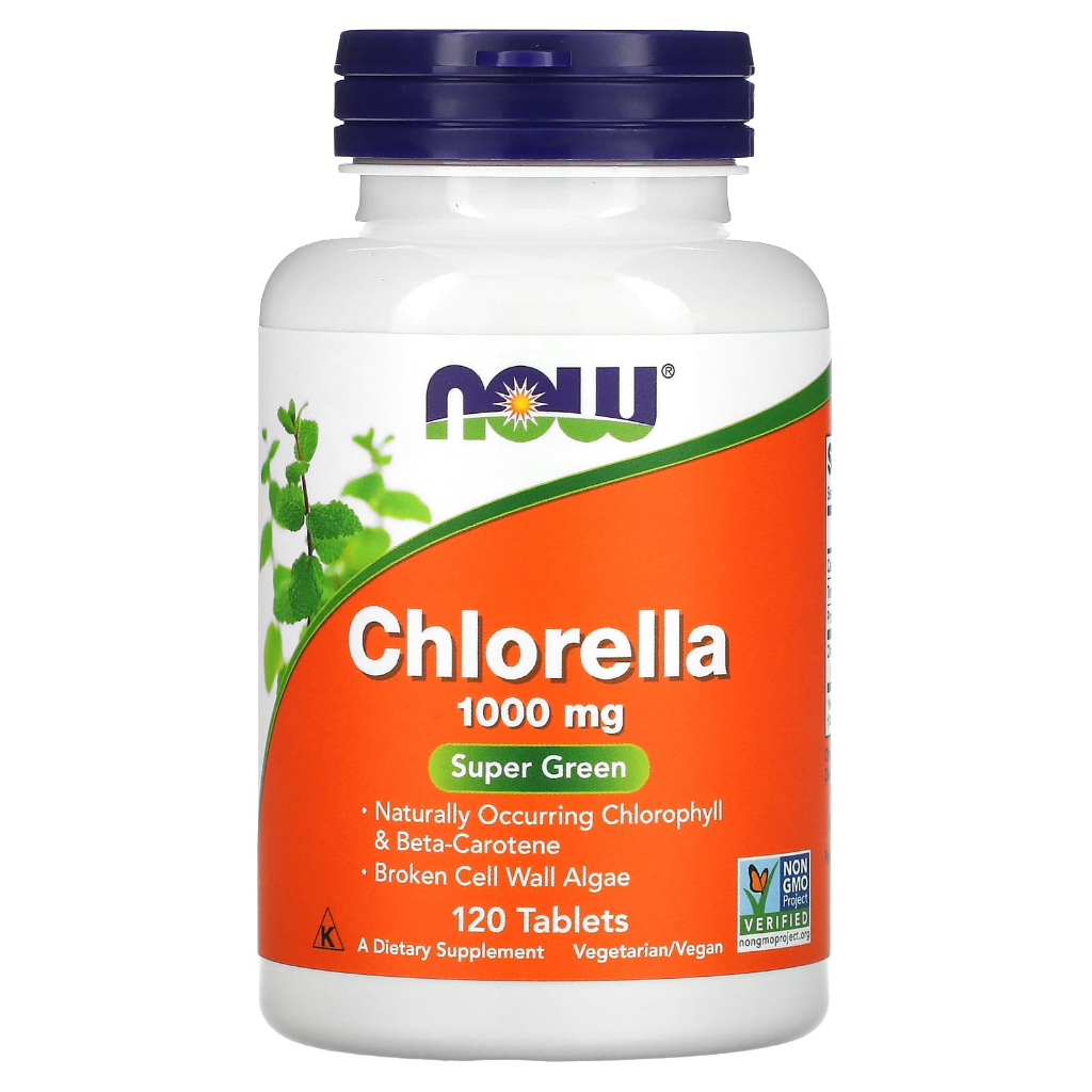 NOW Foods Chlorella 1000 mg 60 120 Tablets