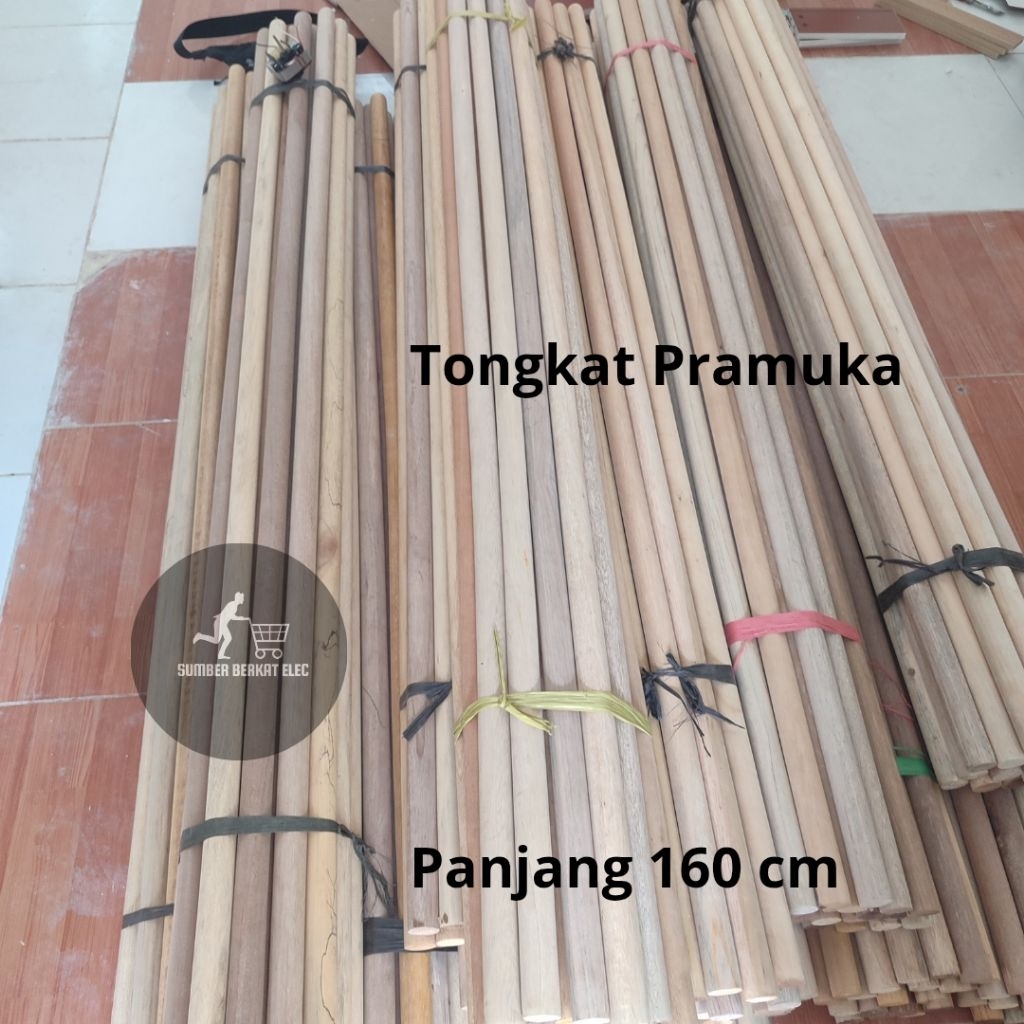 

Tongkat Pramuka Kayu Putih Polos Kualitas Bagus Murah