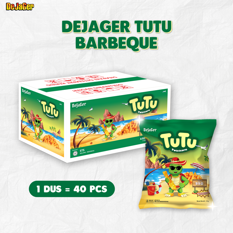 

Dejager Twistcorn Tutu Dus isi 40 pcs rasa Barbeque (Special Edition)