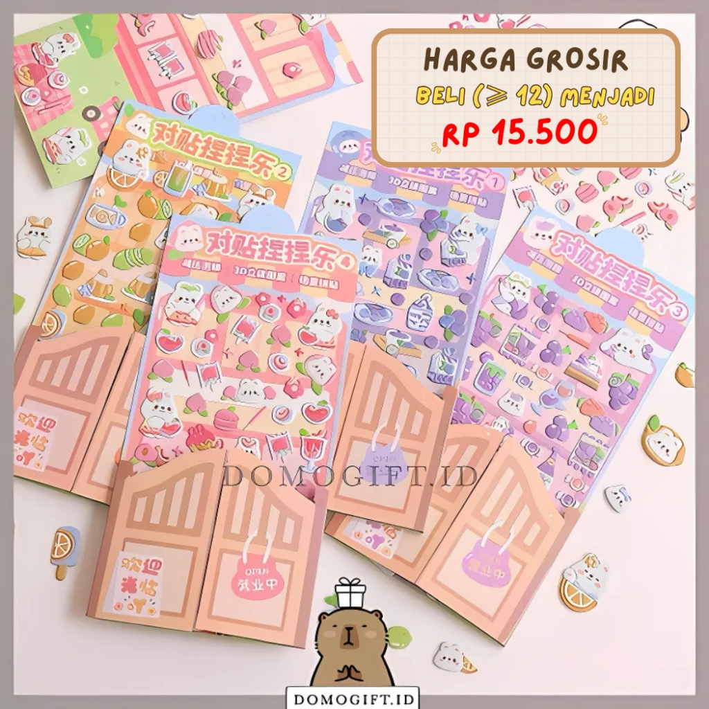 

Stiker 3D Buat Dekor DIY Sticker Timbul Buat Jurnaling Buku Kertas/ Stiker Lucu Karakter TLD142