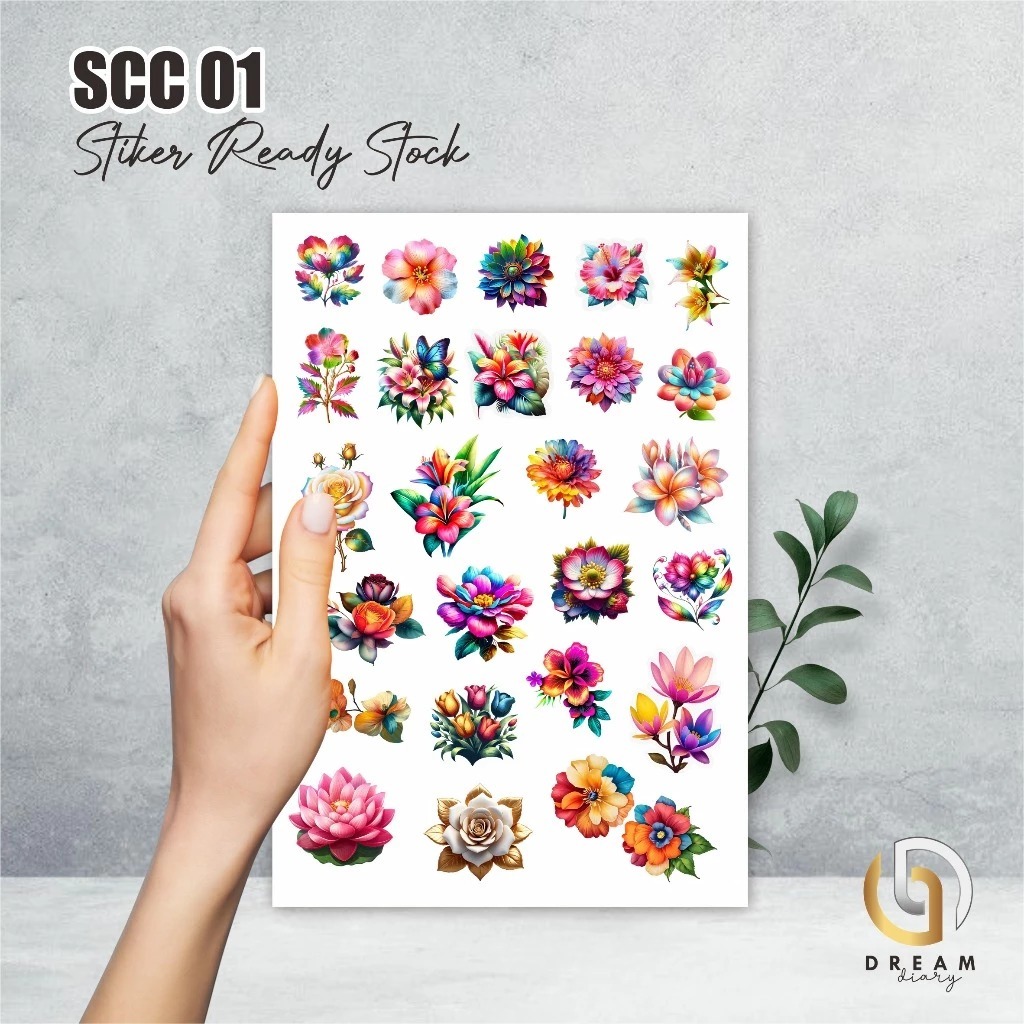 

STIKER VINYL MURAH READY STOK - STIKER KARAKTER COLOUR TAHAN AIR - STIKER SCC 01