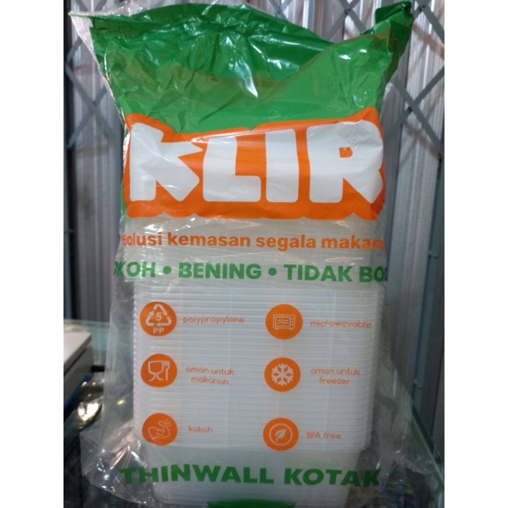 KLIR THINWALL KOTAK 2000ML