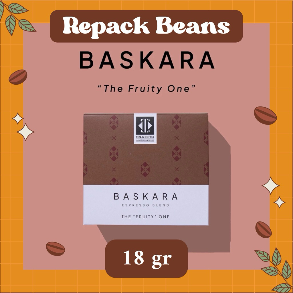 

[REPACK BEANS 18gr] BASKARA by TENUN COFFEE ROASTERS