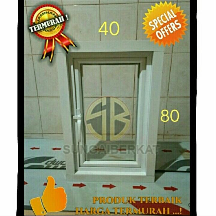 Jendela 40x80 Aluminium Casement