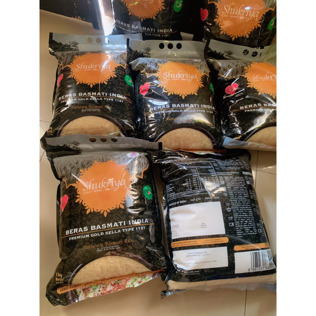 

Basmati Rice Sella Premium Grade A Beras Basmati Daawat 5kg