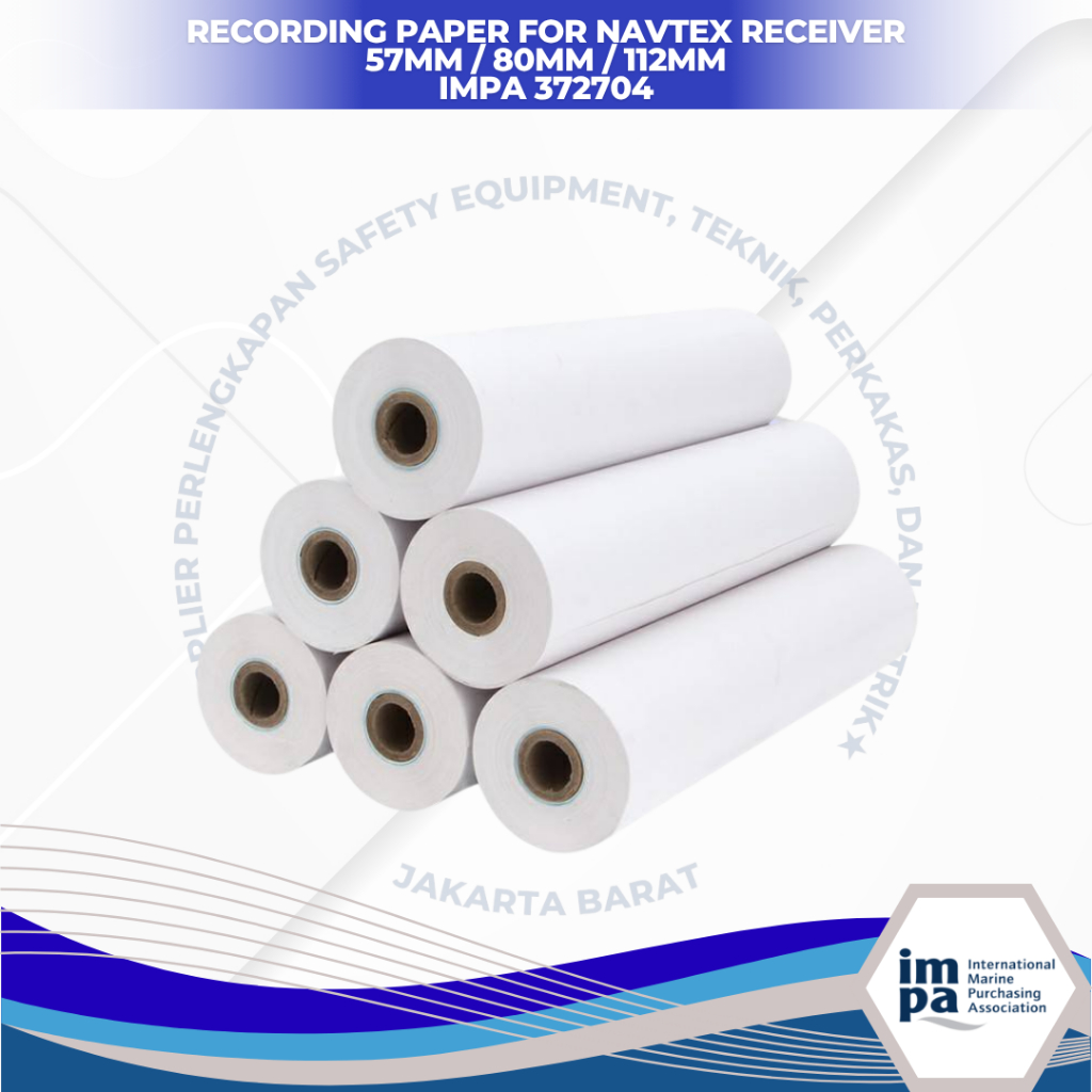 

Recording Paper for Navtex Receiver 57MM 80mm 112mm IMPA 372704