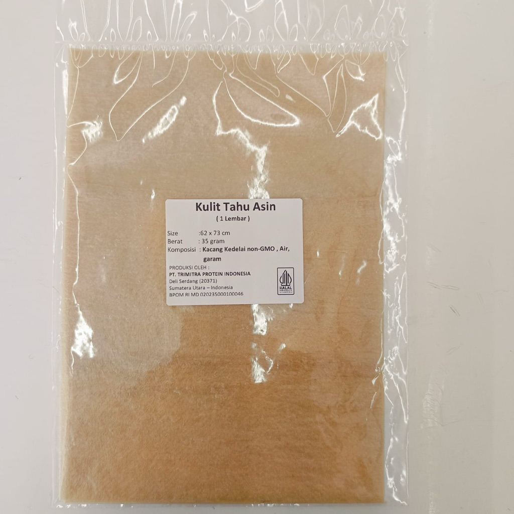 

Kulit Tahu Asin Isi 1 Lembar