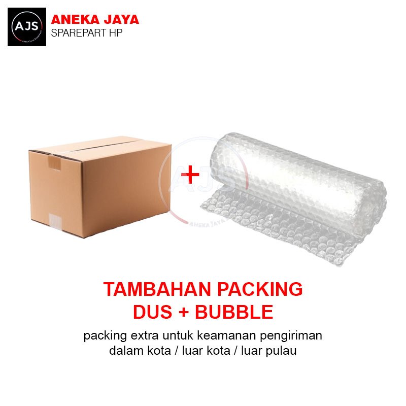 

TAMBAHAN PACKING EXTRA DUS + BUBBLE WRAP (KHUSUS PEMBELIAN PRODUK DI AJS)