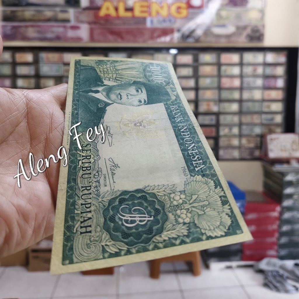 Uang kuno Sukarno 1000 Rupiah 1960