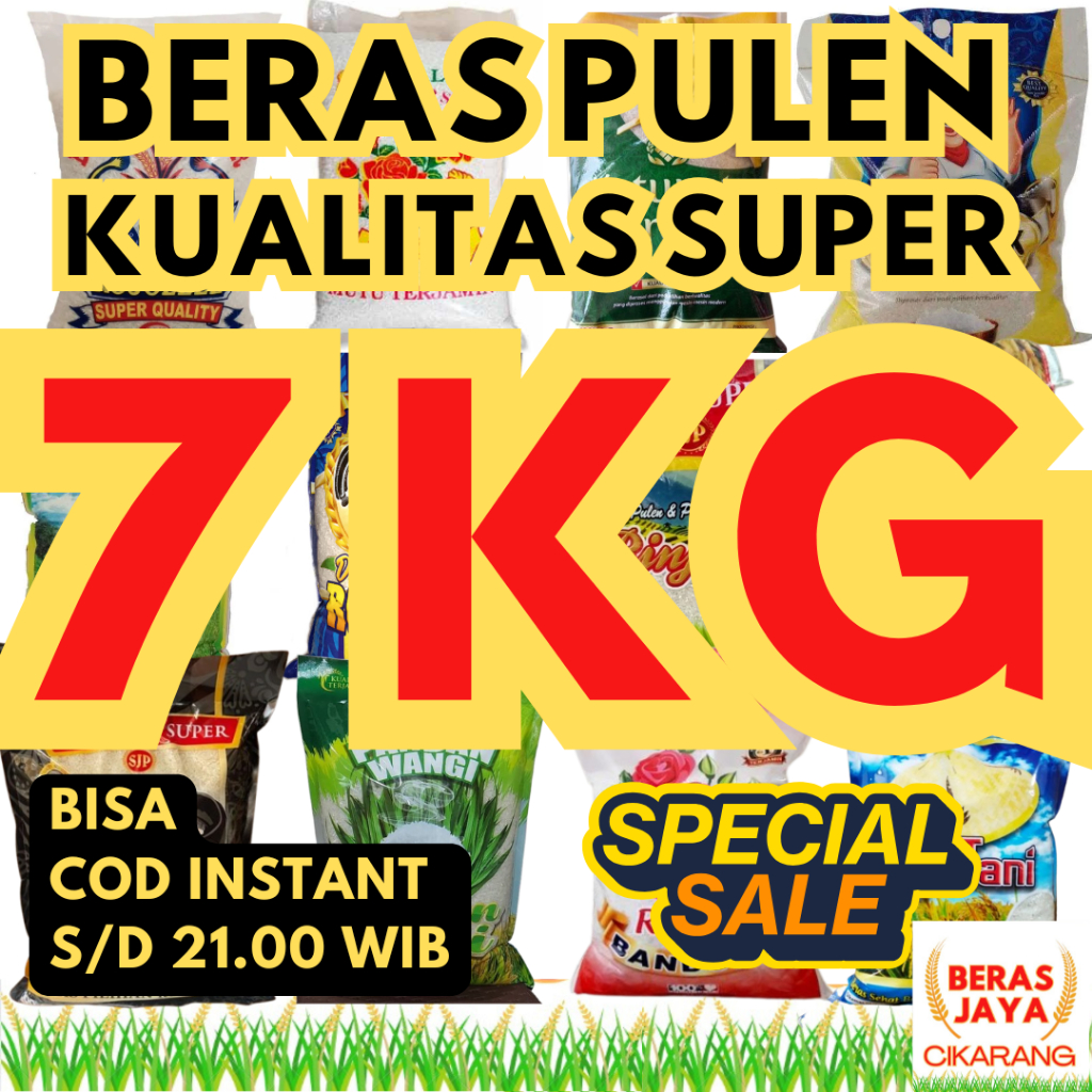 

Promo Beras Pulen Ramos Setra Kualitas Terjamin Bersih Bebas Kutu Super 7 kg Murah Gratis Ongkir