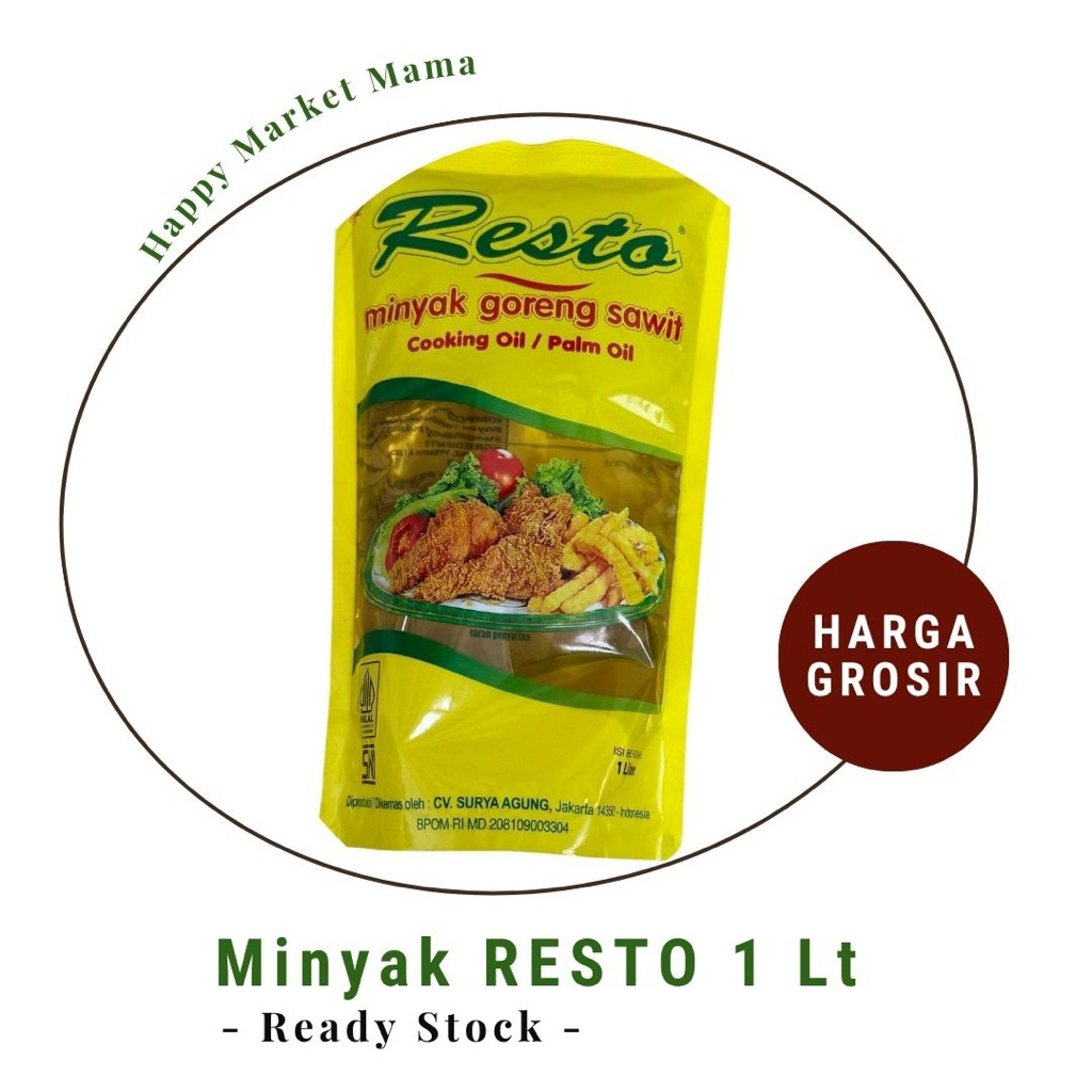 

Minyak Resto Kemasan 1 Liter