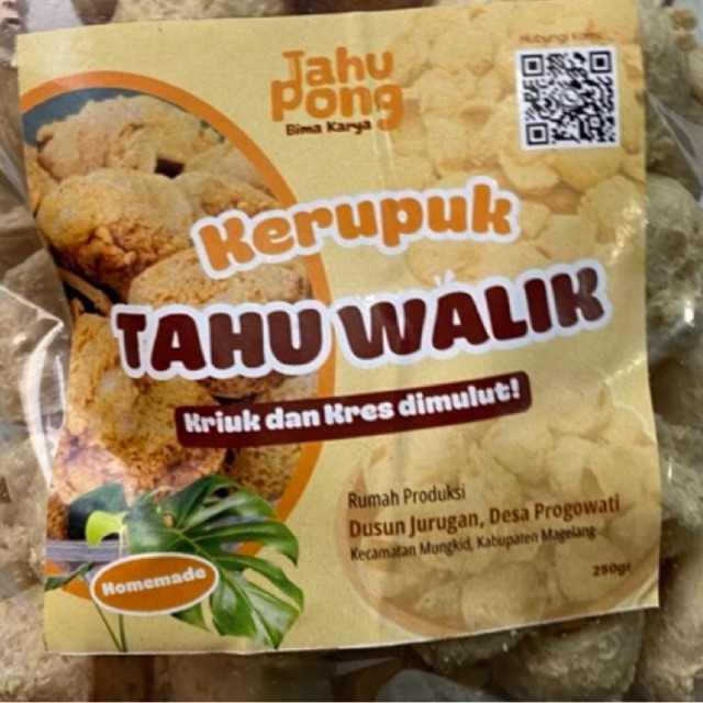 

kripik tahu walik 250gr termurah