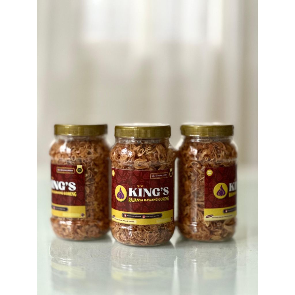 

Bawang Goreng Merah asli Brebes Original (Tanpa Tepung) Nett 100 gram