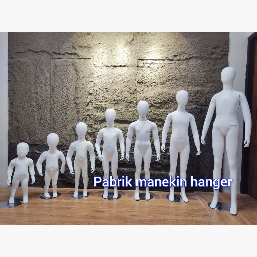 manekin anak full body // manekin fiber anak full body // display baju anak // patung baju anak // m