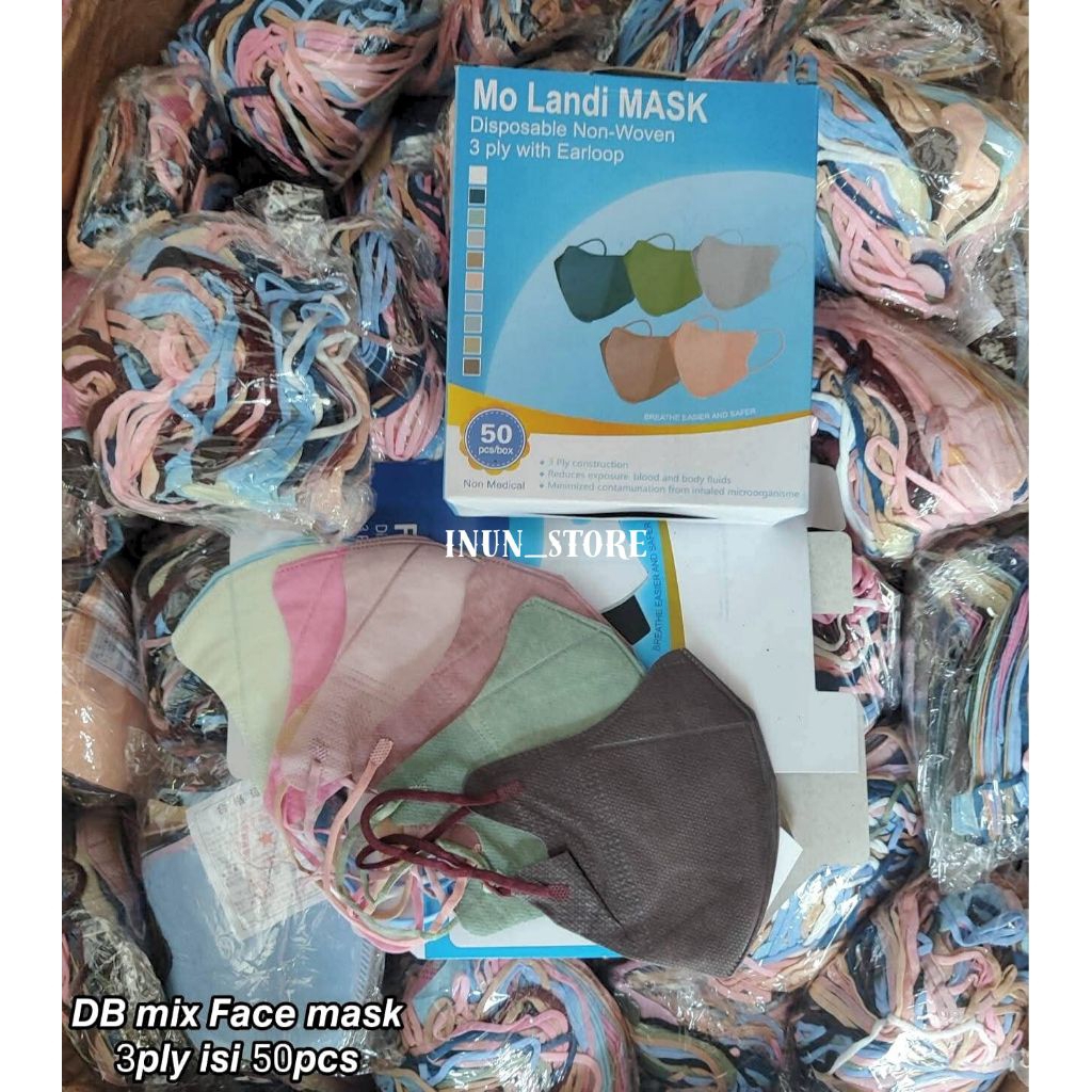 Masker warna warni | masker duckbill | MAKSER VIRAL | MASKER ISI 50 WARNA WARNI