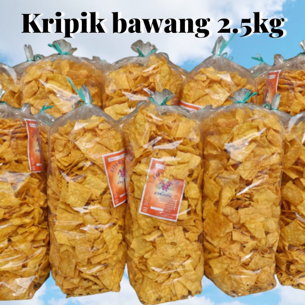 kripik bawang 1 ball 1 kg terbaru