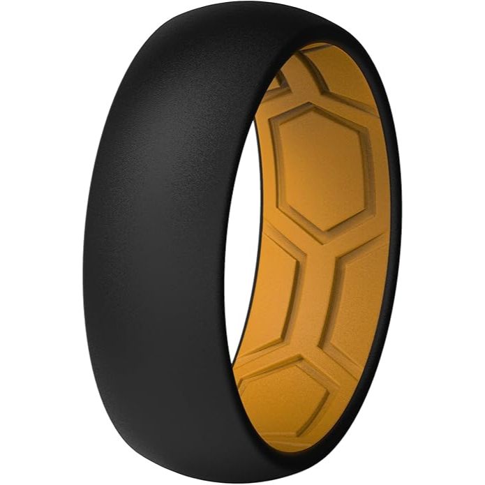 Silicone Ring for Men, Cincin Silikon Pria, Anti-Slip, Ring Ganti Cincin Kawin, Sporty & Stylish