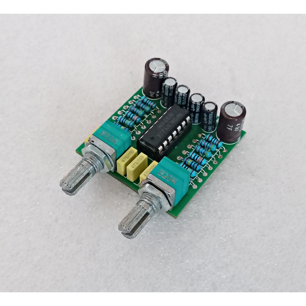 Modul Bass Booster LM324 Frequensi Giga Bass