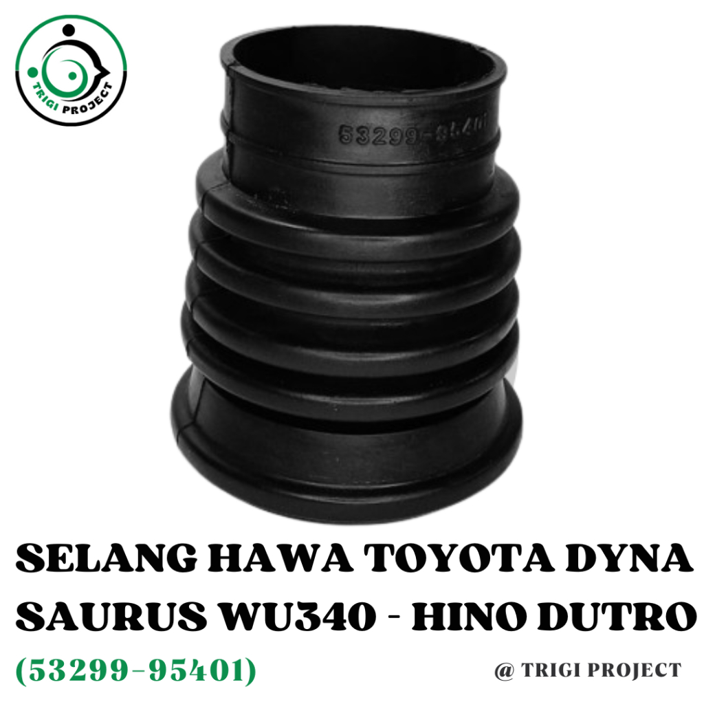 Karet Selang Hawa Filter Udara Mobil Toyota Dyna Saurus WU340 - Hino Dutro | Oem Premium - High Qual