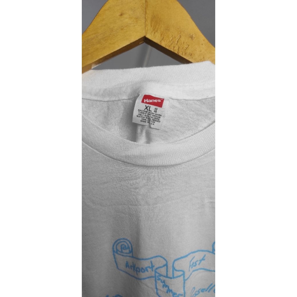 White T-shirt Hanes Kaos Putih