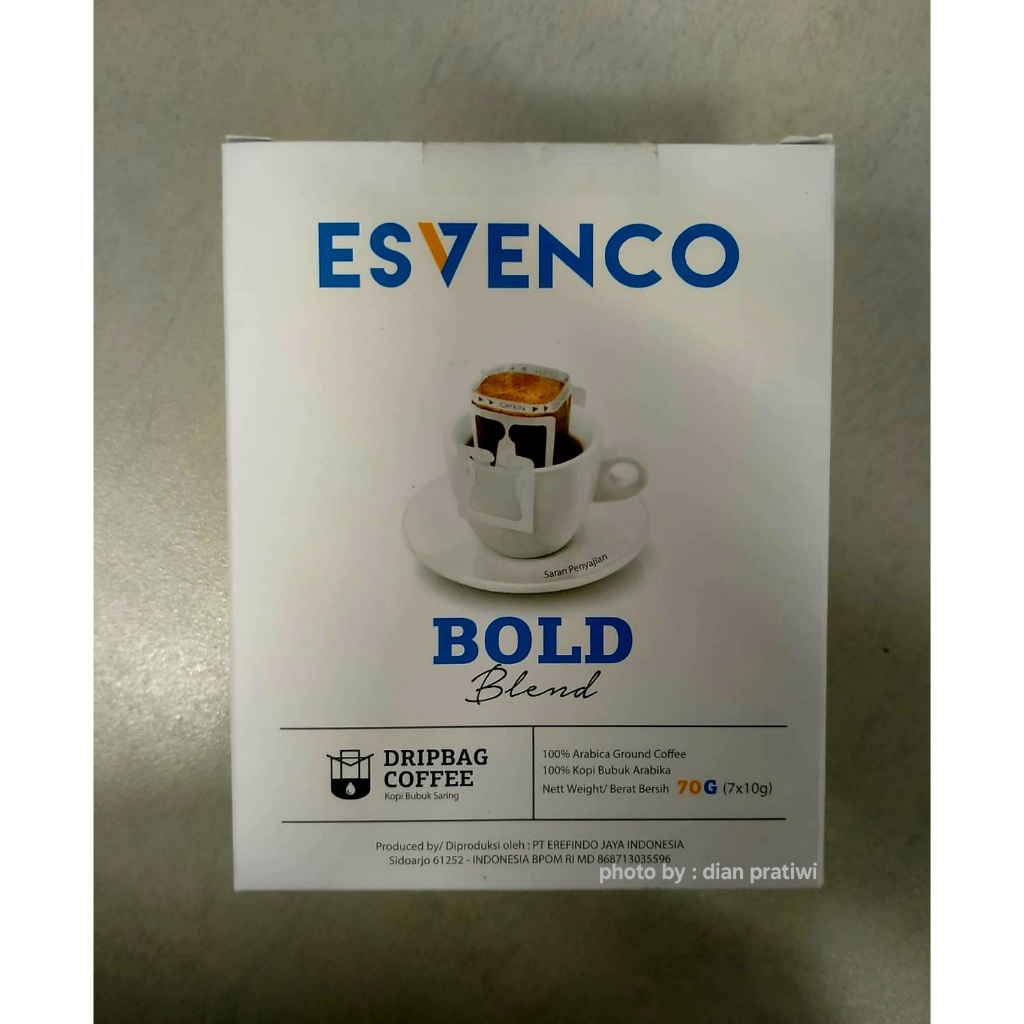 

ESVENCO BOLD DRIP BOX 7 X 10 GR