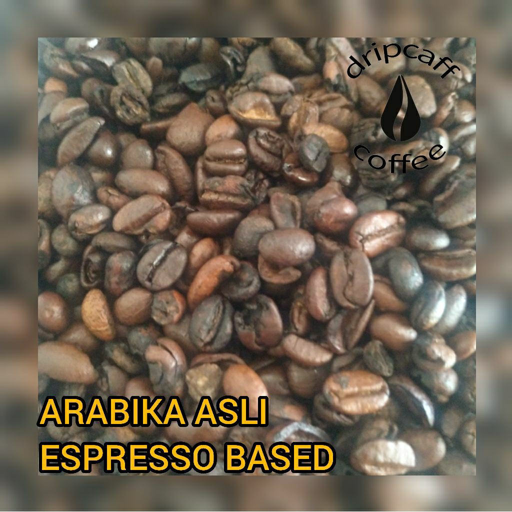 

DRIPCAFF Kopi Bubuk Asli Arabika 500 Gr Beans Espresso Latte / Susu / Tubruk Grade Komersil Murah